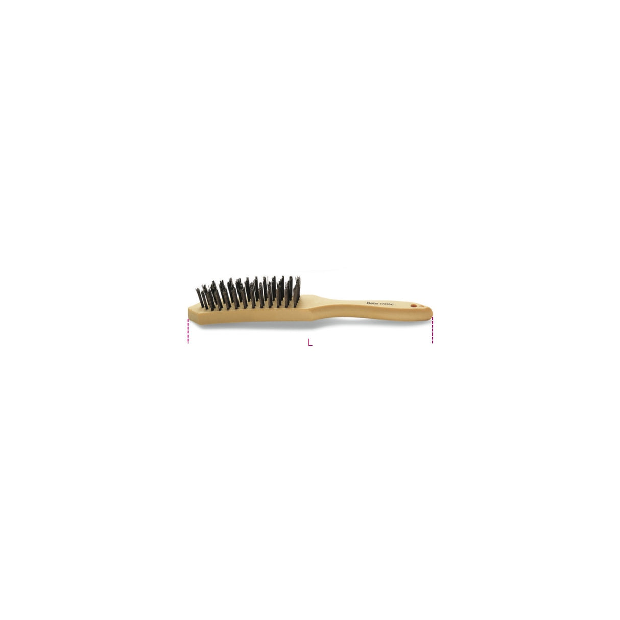 Beta Steel Wire Brush 5 Rows 0.3 Mm Wire - 1737AC
