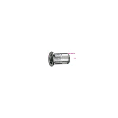Beta Aluminium Threaded Rivets M5 7 X 13 Mm - 1742 - 1742R-AL M5
