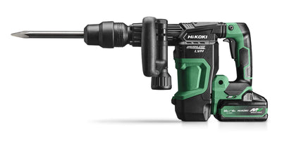 HiKOKI H3641DAJAZ 36V MULTI VOLT Cordless SDS Max Demolition Hammer - 6.8J 2 x 4/8Ah Li-Ion