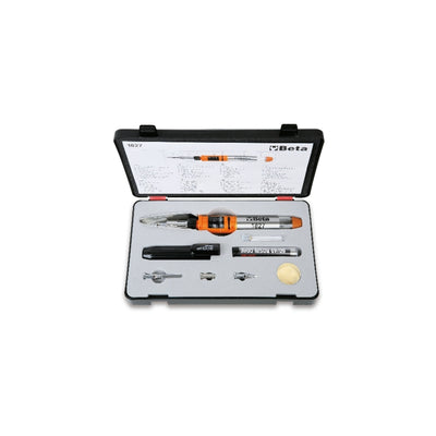 Betawelding Gas Soldering Iron With 7 Accessories In Case - 1827/K