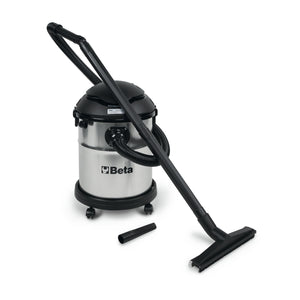 Beta Solid and fluid vacuum cleaner, 20 l, stainless steel drum - 1870I