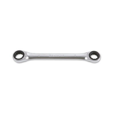 Beta Ratcheting Double-Ended Flat Bi-Hex Ring Wrench - 195 8X10