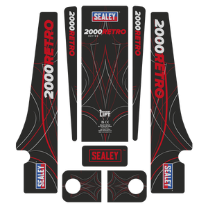 Sealey 2000CB Low Profile Custom Design Trolley Jack with Rocket Lift 2 Tonne - Black - additional view 19
