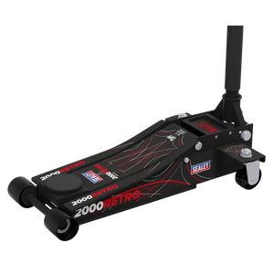 Sealey 2000CB Low Profile Custom Design Trolley Jack with Rocket Lift 2 Tonne - Black - additional view 20