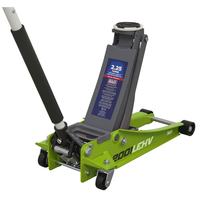 Sealey 2001LEHVCOMBO Trolley Jack & Cordless Impact Wrench Combo - Green - additional view 5