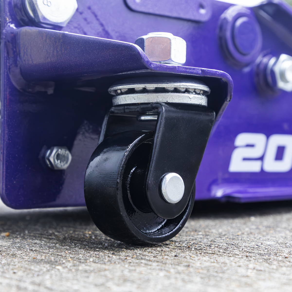 Sealey 2001LEP Low Profile Trolley Jack with Rocket Lift 2.25 Tonne - Purple - additional view 3