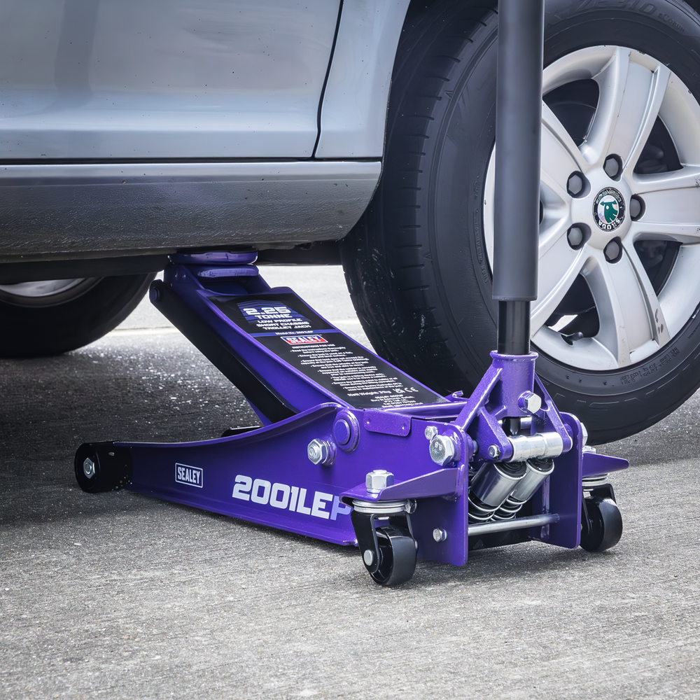 Sealey 2001LEP Low Profile Trolley Jack with Rocket Lift 2.25 Tonne - Purple - additional view 12