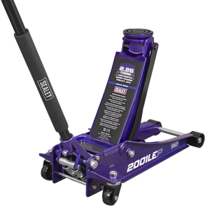 Sealey 2001LEP Low Profile Trolley Jack with Rocket Lift 2.25 Tonne - Purple