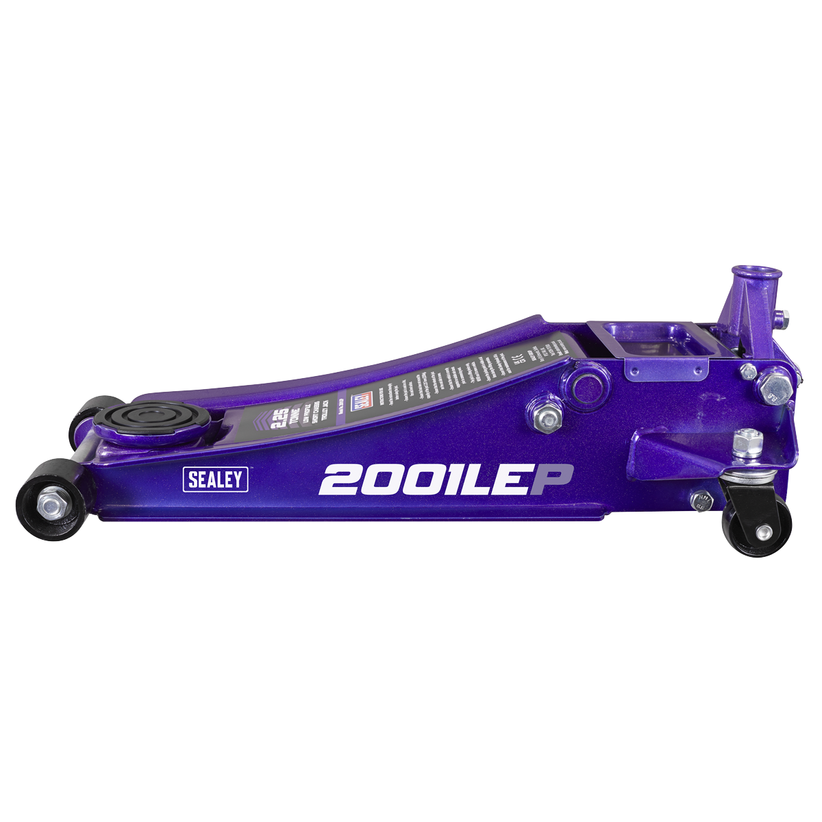 Sealey 2001LEP Low Profile Trolley Jack with Rocket Lift 2.25 Tonne - Purple - additional view 6