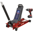 Sealey 2001LERECOMBO Trolley Jack & Cordless Impact Wrench Combo - Red