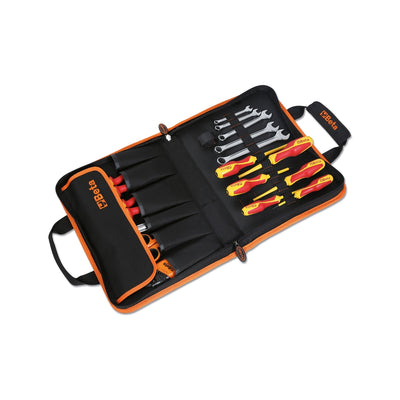 Beta Folding Tool Case With 24-Piece Electrician's Tool Assortment - 2001/BZ24 MQ