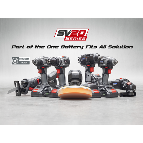 Sealey CP20VAGXKIT1 Premier SV20 Series 115mm Brushless Cordless Angle Grinder Kit 20V 4Ah - additional view 2