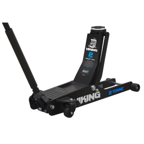 Sealey 2100TB Viking Low Profile Professional Long Reach Trolley Jack with Rocket Lift 2 Tonne