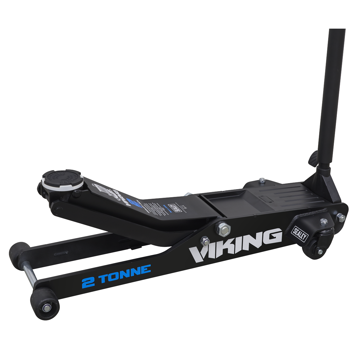 Sealey 2100TB Viking Low Profile Professional Long Reach Trolley Jack with Rocket Lift 2 Tonne - additional view 3