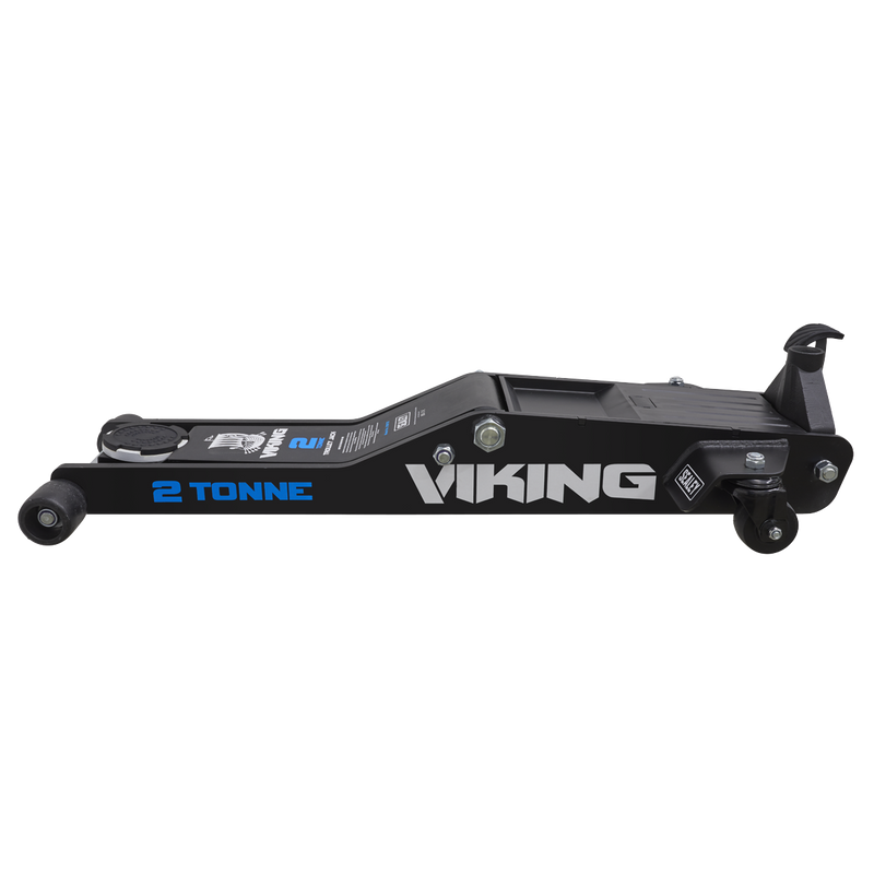 Sealey 2100TB Viking Low Profile Professional Long Reach Trolley Jack with Rocket Lift 2 Tonne - additional view 4