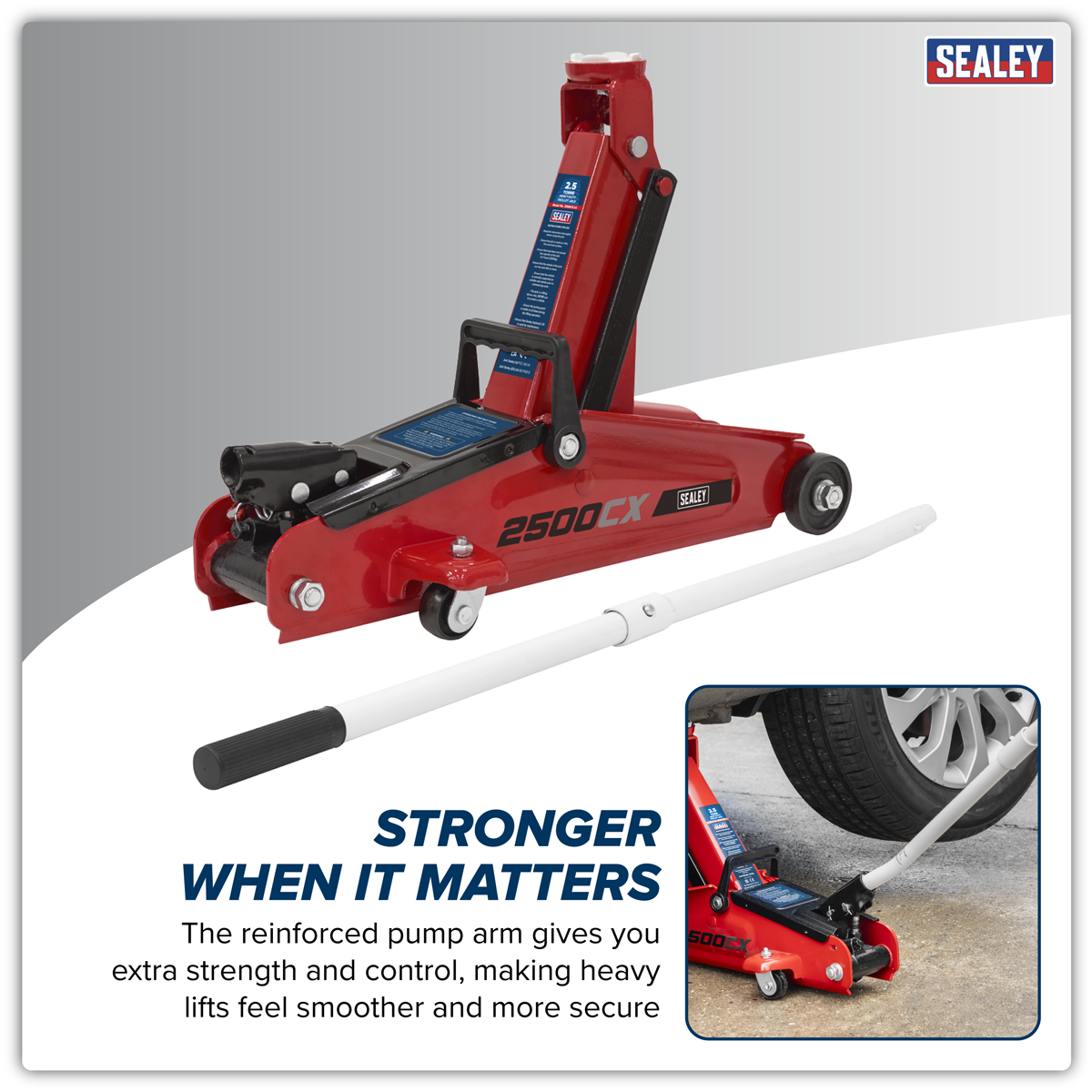 Sealey 2500CX Heavy-Duty Trolley Jack 2.5 Tonne - additional view 9