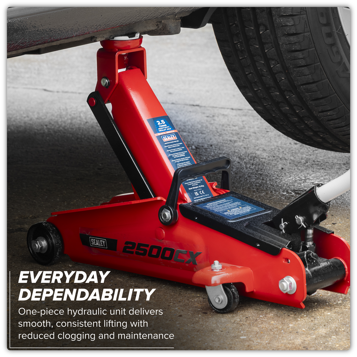Sealey 2500CX Heavy-Duty Trolley Jack 2.5 Tonne - additional view 2
