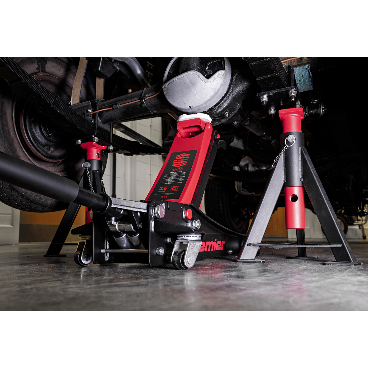 Sealey 2500LE Premier Low Profile Trolley Jack with Rocket Lift 2.5 Tonne - additional view 7