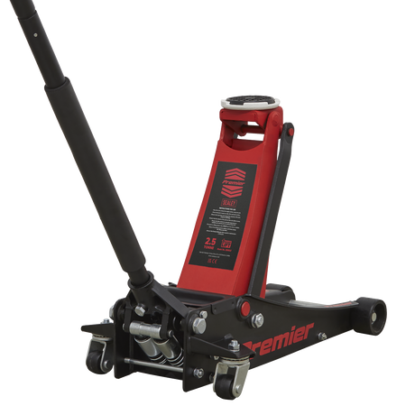 Sealey 2500LE Premier Low Profile Trolley Jack with Rocket Lift 2.5 Tonne
