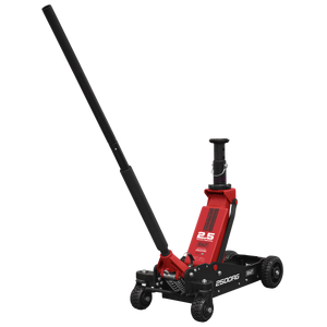 Sealey 2500RG Big Wheel Hybrid Trolley Jack for Off-Road Vehicles, SUVs, Vans & 4x4s with Super Rocket Lift 2.5 Tonne