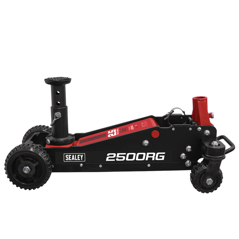 Sealey 2500RG Big Wheel Hybrid Trolley Jack for Off-Road Vehicles, SUVs, Vans & 4x4s with Super Rocket - additional view 5