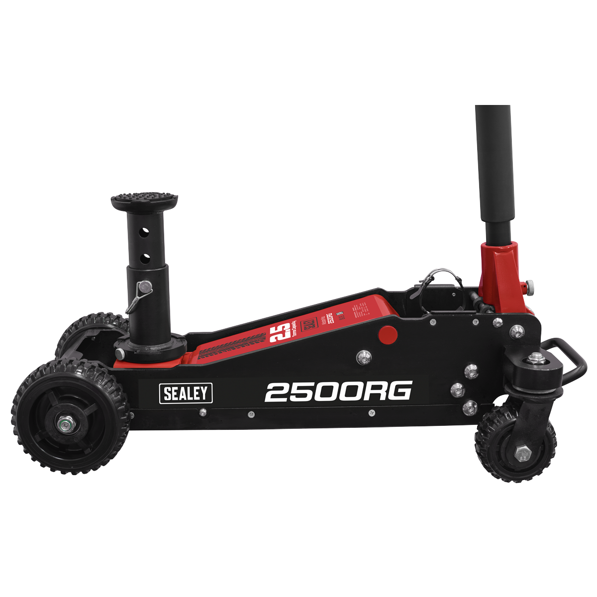 Sealey 2500RG Big Wheel Hybrid Trolley Jack for Off-Road Vehicles, SUVs, Vans & 4x4s with Super Rocket - additional view 7