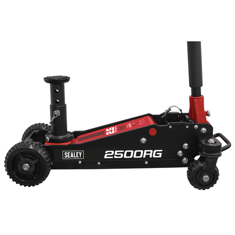 Sealey 2500RG Big Wheel Hybrid Trolley Jack for Off-Road Vehicles, SUVs, Vans & 4x4s with Super Rocket - additional view 7