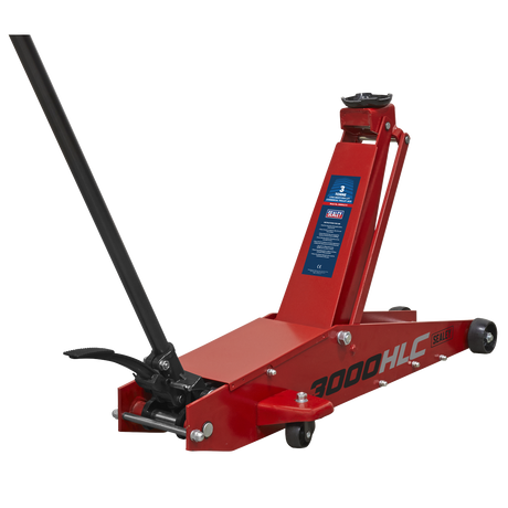 Sealey 3000HLC Premier Long Reach High Lift Trolley Jack 3 Tonne