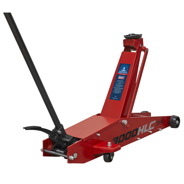 Sealey 3000HLC Premier Long Reach High Lift Trolley Jack 3 Tonne