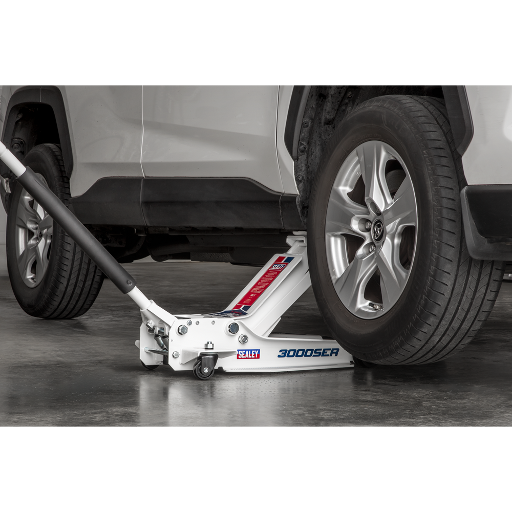 Sealey 3000SER Low Profile Trolley Jack with Rocket Lift 3 Tonne - additional view 11
