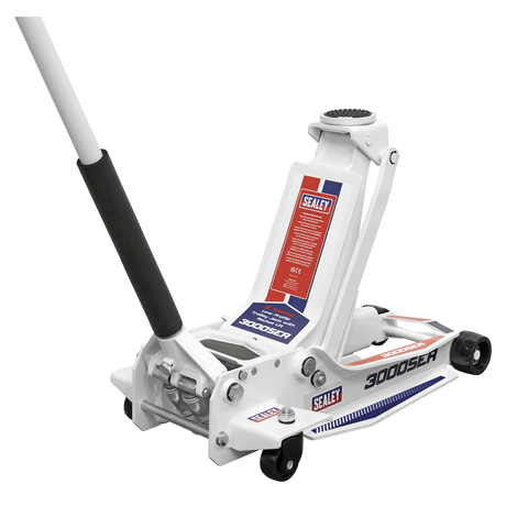 Sealey 3000SER Low Profile Trolley Jack with Rocket Lift 3 Tonne