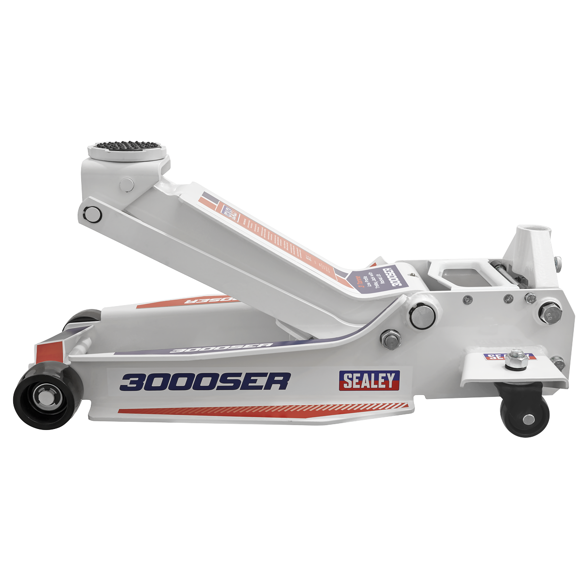 Sealey 3000SER Low Profile Trolley Jack with Rocket Lift 3 Tonne - additional view 6