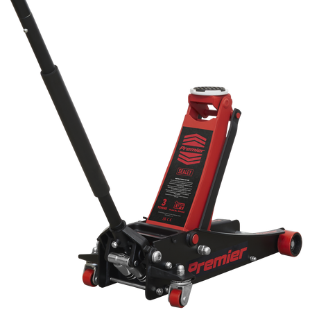 Sealey 3040AR Premier Low Profile Trolley Jack with Rocket Lift 3 Tonne - Red
