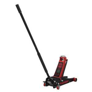 Sealey 3040AR Premier Low Profile Trolley Jack with Rocket Lift 3 Tonne - Red - additional view 2