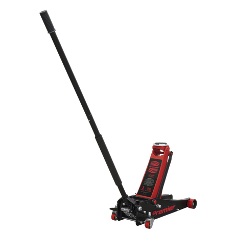 Sealey 3040AR Premier Low Profile Trolley Jack with Rocket Lift 3 Tonne - Red - additional view 2
