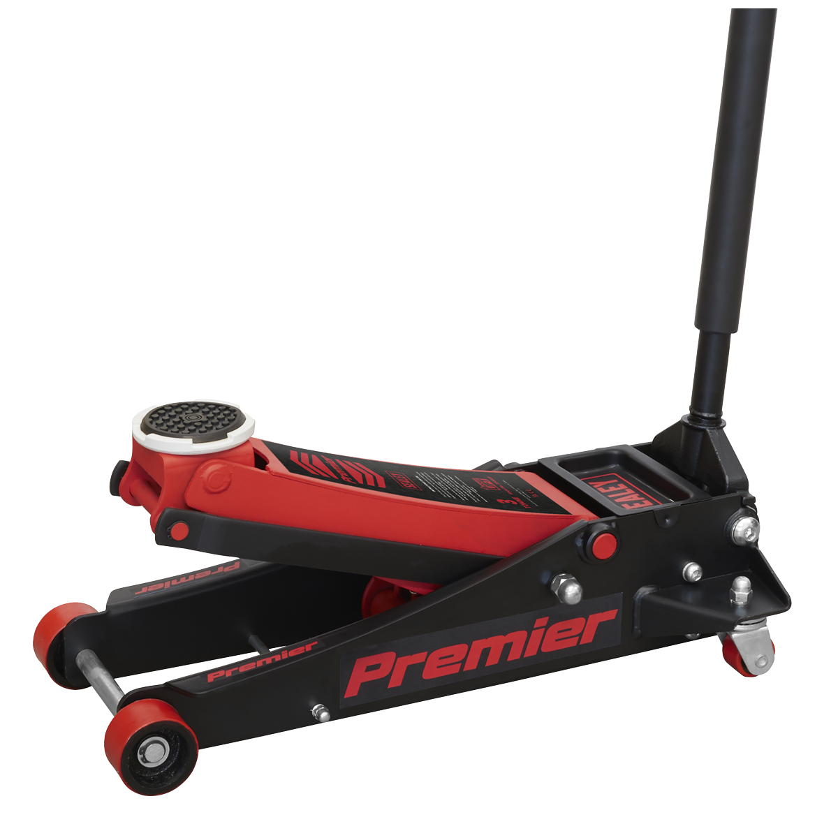 Sealey 3040AR Premier Low Profile Trolley Jack with Rocket Lift 3 Tonne - Red - additional view 3