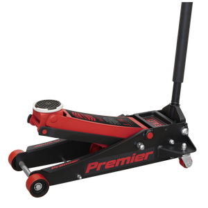 Sealey 3040AR Premier Low Profile Trolley Jack with Rocket Lift 3 Tonne - Red - additional view 3