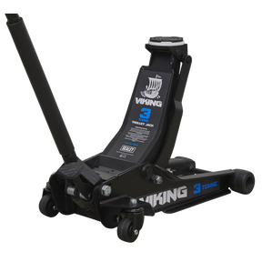 Sealey 3100TB Viking Low Profile Professional Trolley Jack with Rocket Lift 3 Tonne