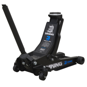 Sealey 3100TB Viking Low Profile Professional Trolley Jack with Rocket Lift 3 Tonne