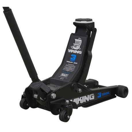 Sealey 3100TB Viking Low Profile Professional Trolley Jack with Rocket Lift 3 Tonne