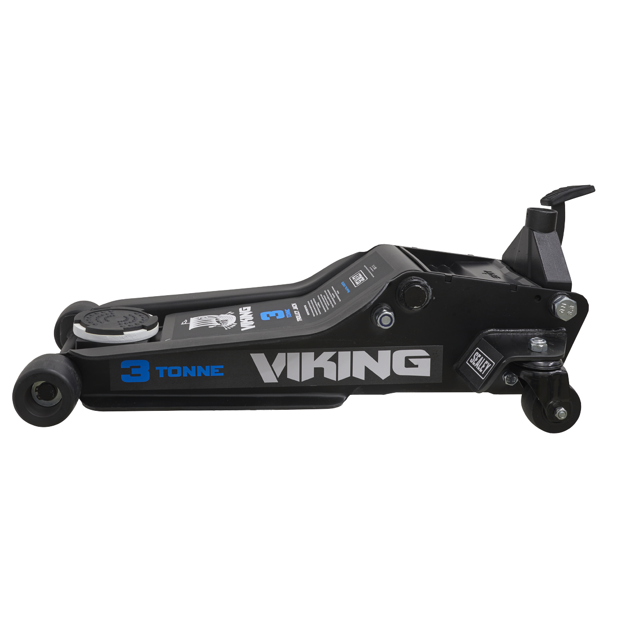 Sealey 3100TB Viking Low Profile Professional Trolley Jack with Rocket Lift 3 Tonne - additional view 4