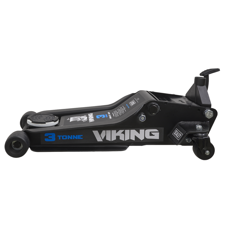 Sealey 3100TB Viking Low Profile Professional Trolley Jack with Rocket Lift 3 Tonne - additional view 4
