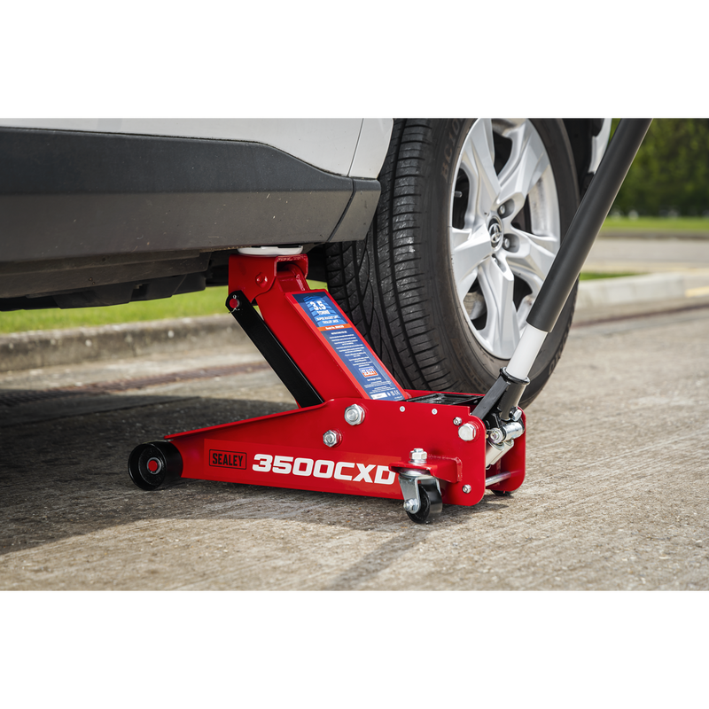 Sealey 3500CXD Trolley Jack with Super Rocket Lift 3.5 Tonne - additional view 14