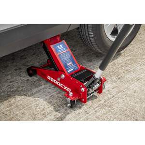 Sealey 3500CXD Trolley Jack with Super Rocket Lift 3.5 Tonne - additional view 15