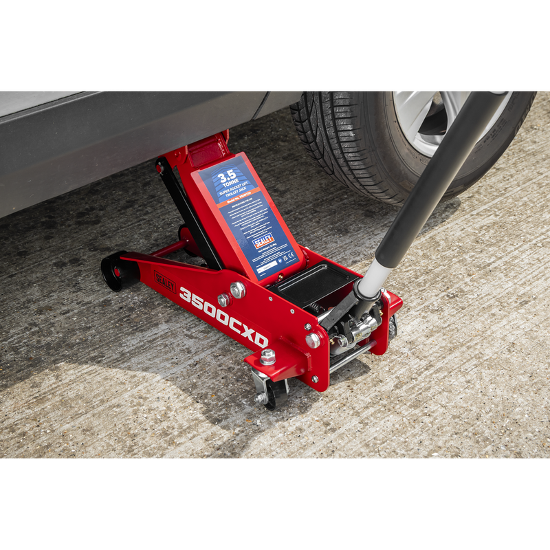 Sealey 3500CXD Trolley Jack with Super Rocket Lift 3.5 Tonne - additional view 15