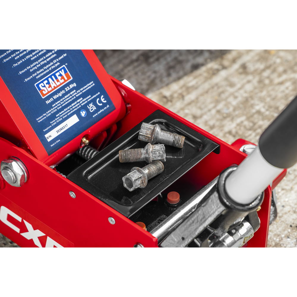 Sealey 3500CXD Trolley Jack with Super Rocket Lift 3.5 Tonne - additional view 17