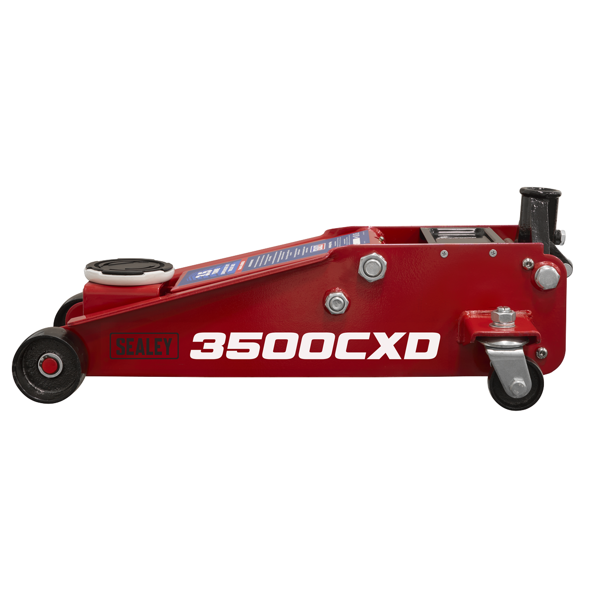 Sealey 3500CXD Trolley Jack with Super Rocket Lift 3.5 Tonne - additional view 3