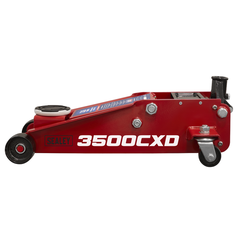 Sealey 3500CXD Trolley Jack with Super Rocket Lift 3.5 Tonne - additional view 3