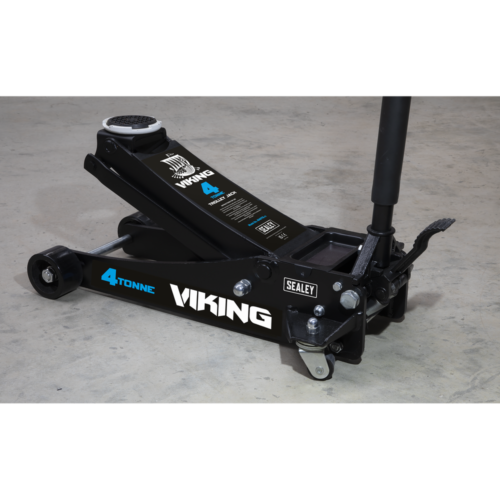 Sealey 4040TB Viking Low Profile Professional Trolley Jack with Rocket Lift 4 Tonne - additional view 4