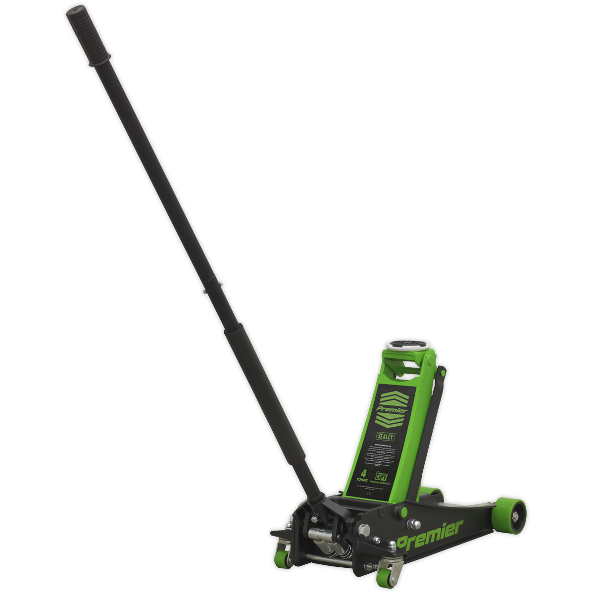 Sealey 4040AG Trolley Jack 4tonne Rocket Lift Green